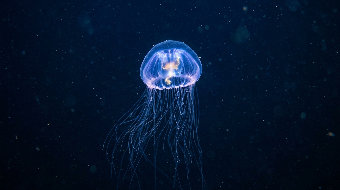 Imagem do artigo: O Único Animal Imortal da Terra: A Água-Viva Turritopsis Dohrnii
